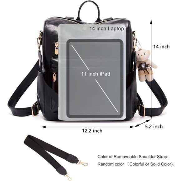 Women Backpack Purse Multipurpose Design Handbags Shoulder Bag main image 5